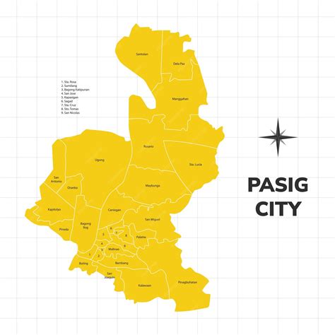 Pasig City Hall Map .